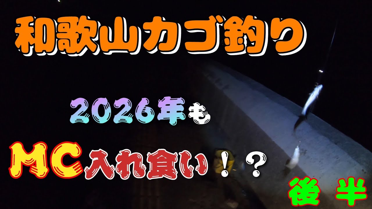【和歌山カゴ釣り】遂に！？尺アジ降臨！？2026年のウキスポ祭り開幕！