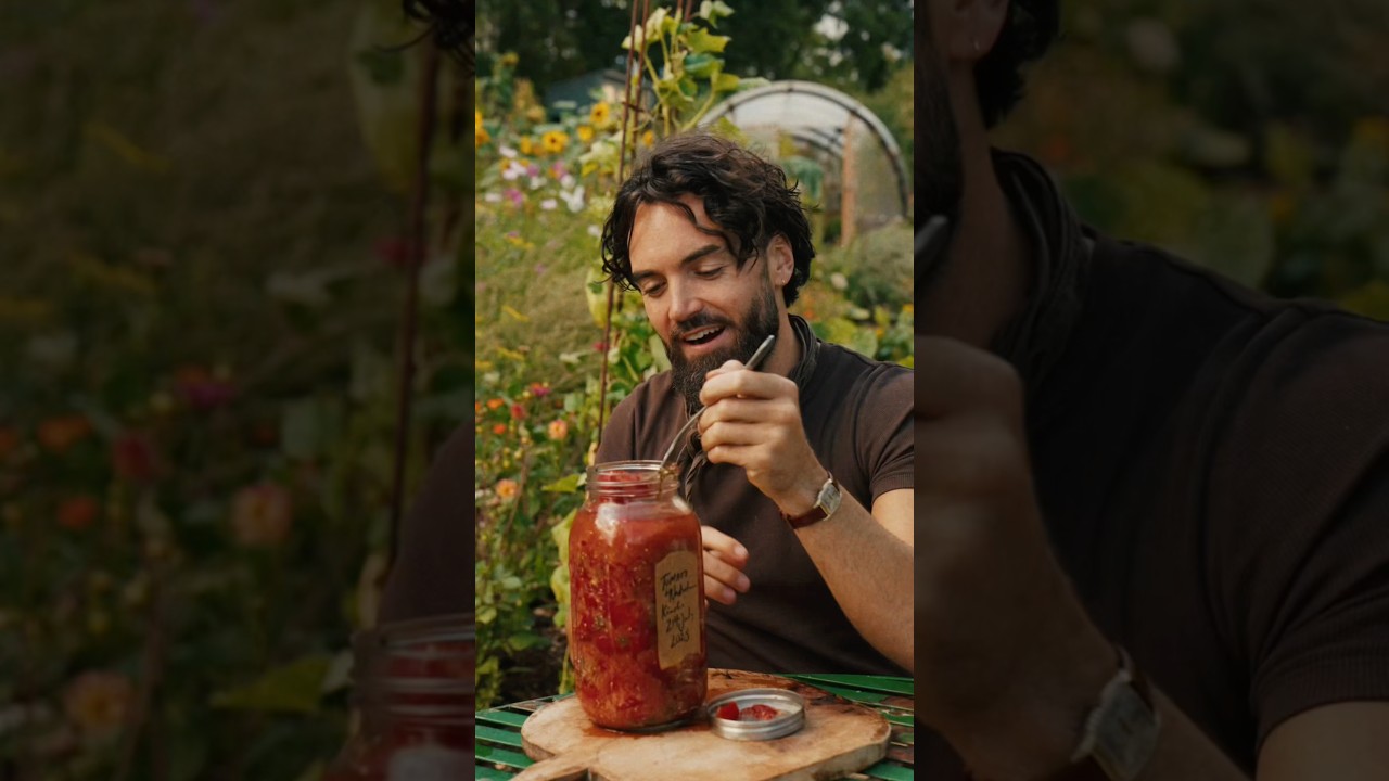I&rsquo;ve been eating tomatoes wrong my whole life 🤯 #shorts