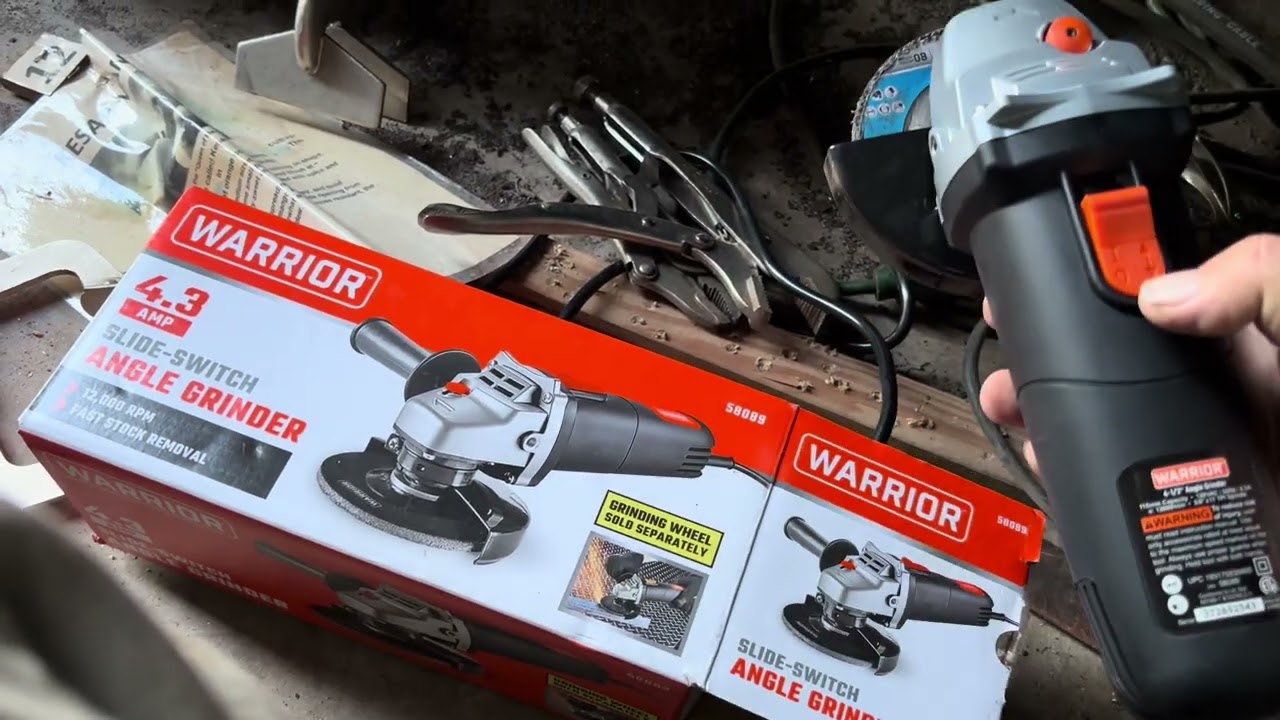 How good is an $11 Harbor Freight angle grinder? Mega!