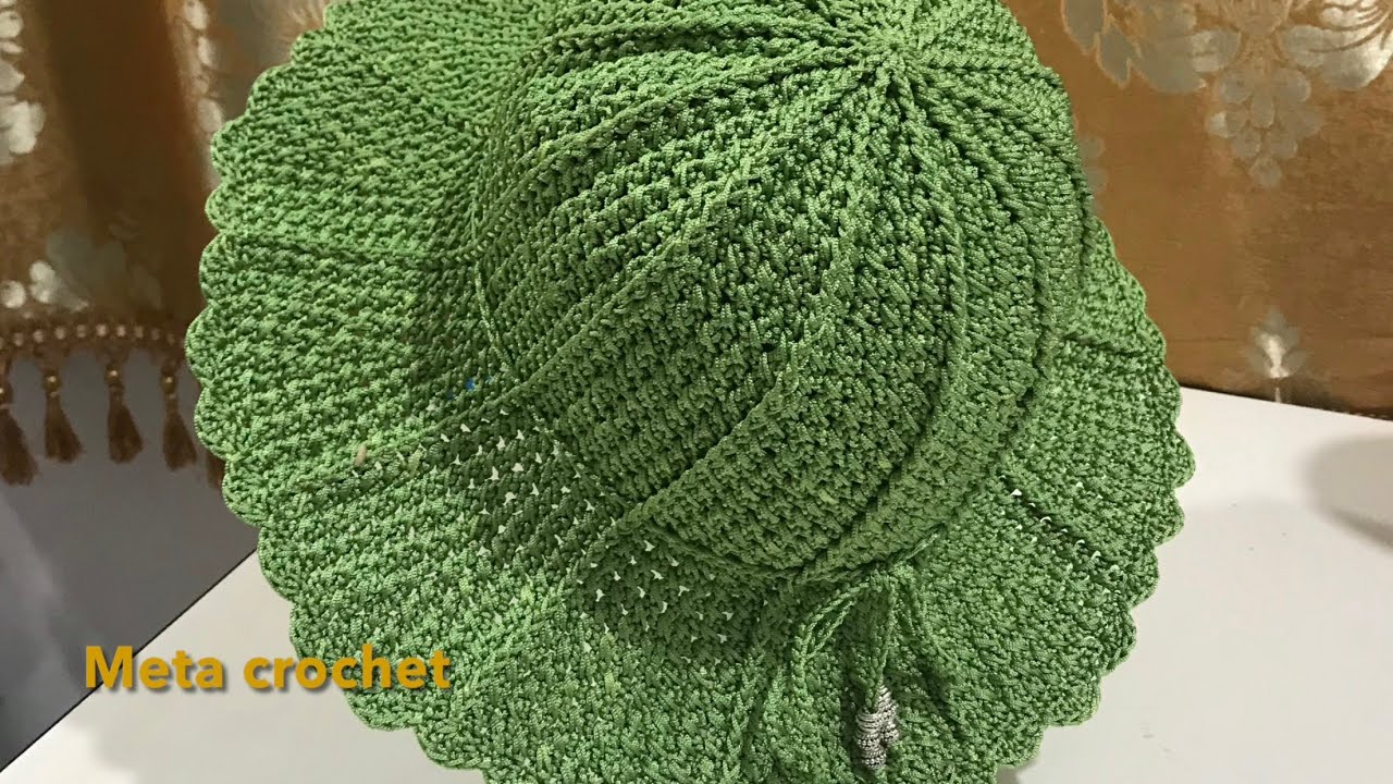 Crochet sun hat