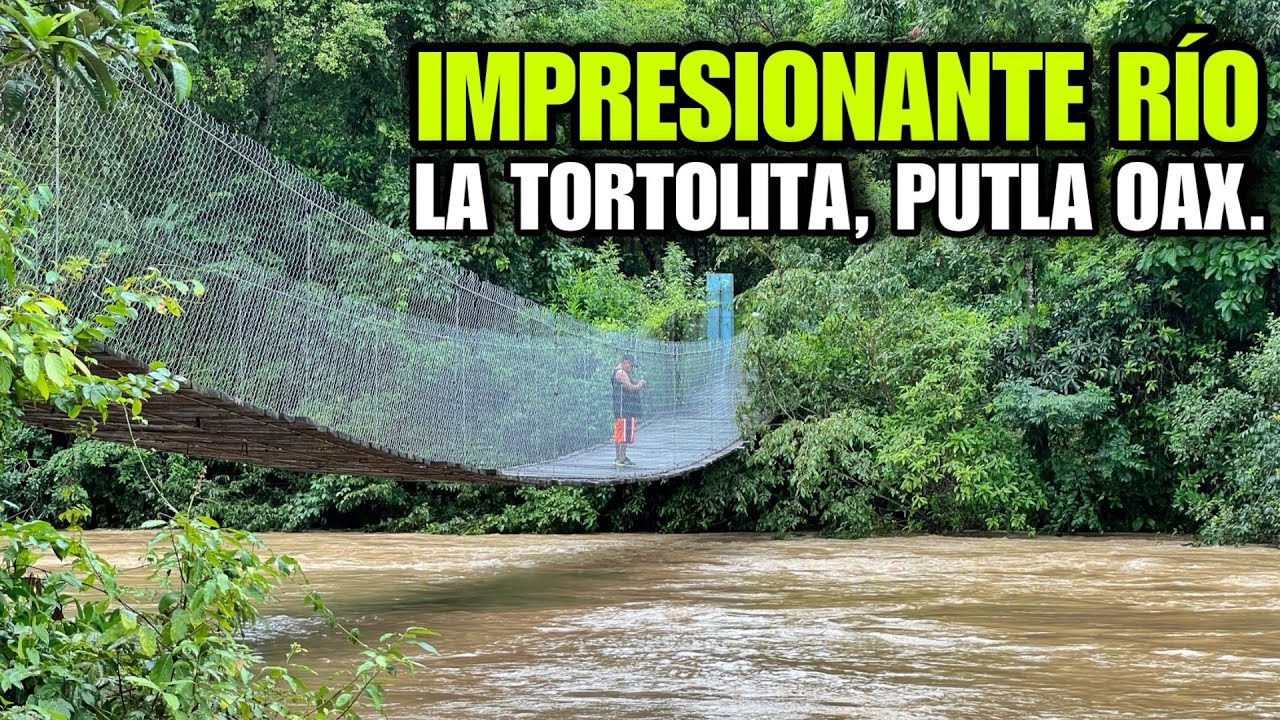 Así de IMPRESIONANTE es el Río en La Tortolita, Putla Oaxaca