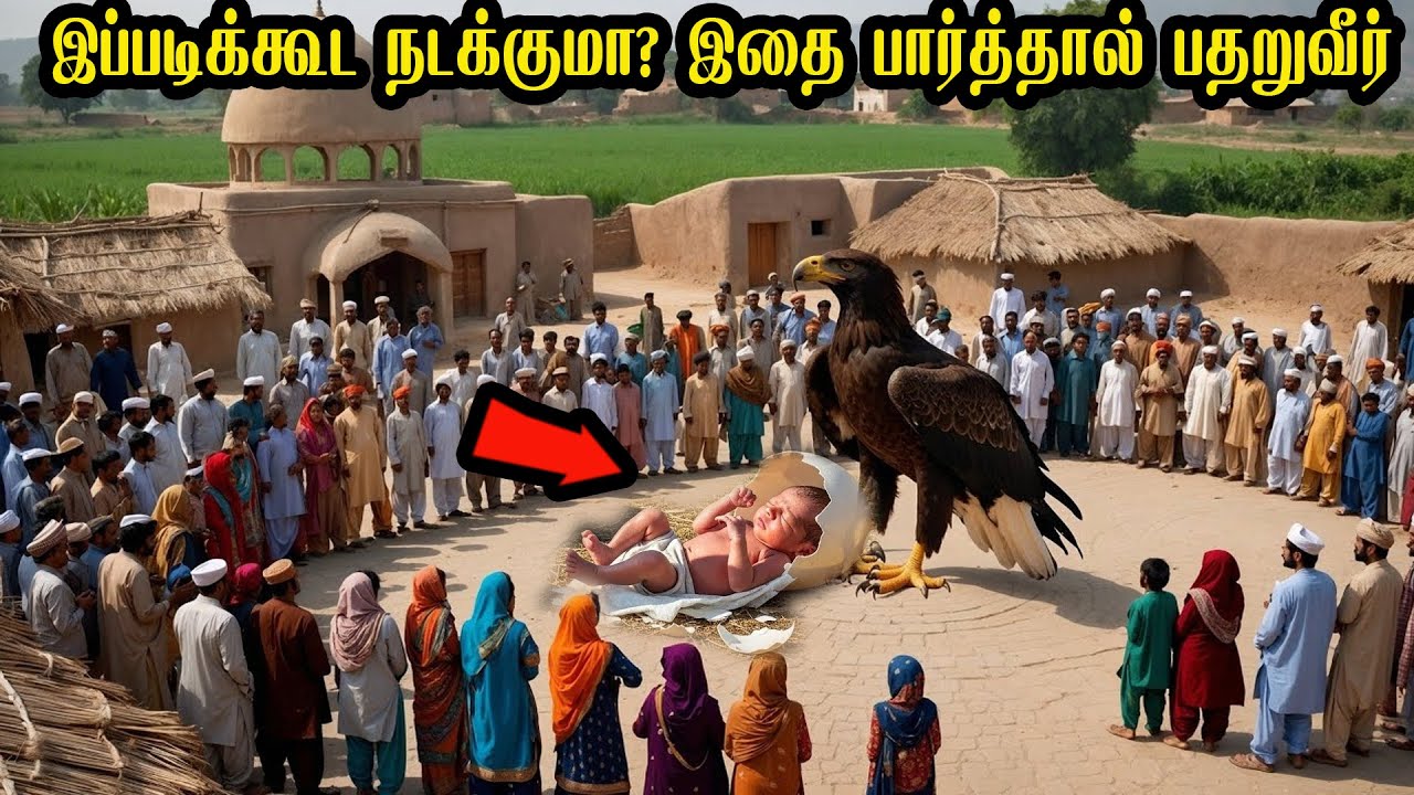 ஒரு பருந்து  செய்த செயல் ஊரையே அதிர வைத்தது மனித குழந்தையை பெற்றெடுத்தது-பார்த்தால் திகைத்துபபோவீர்