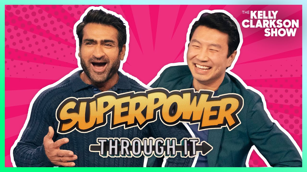 Simu Liu & Kumail Nanjiani Take Shots of Hot Dog & Wasabi Water In Superhero Trivia Game
