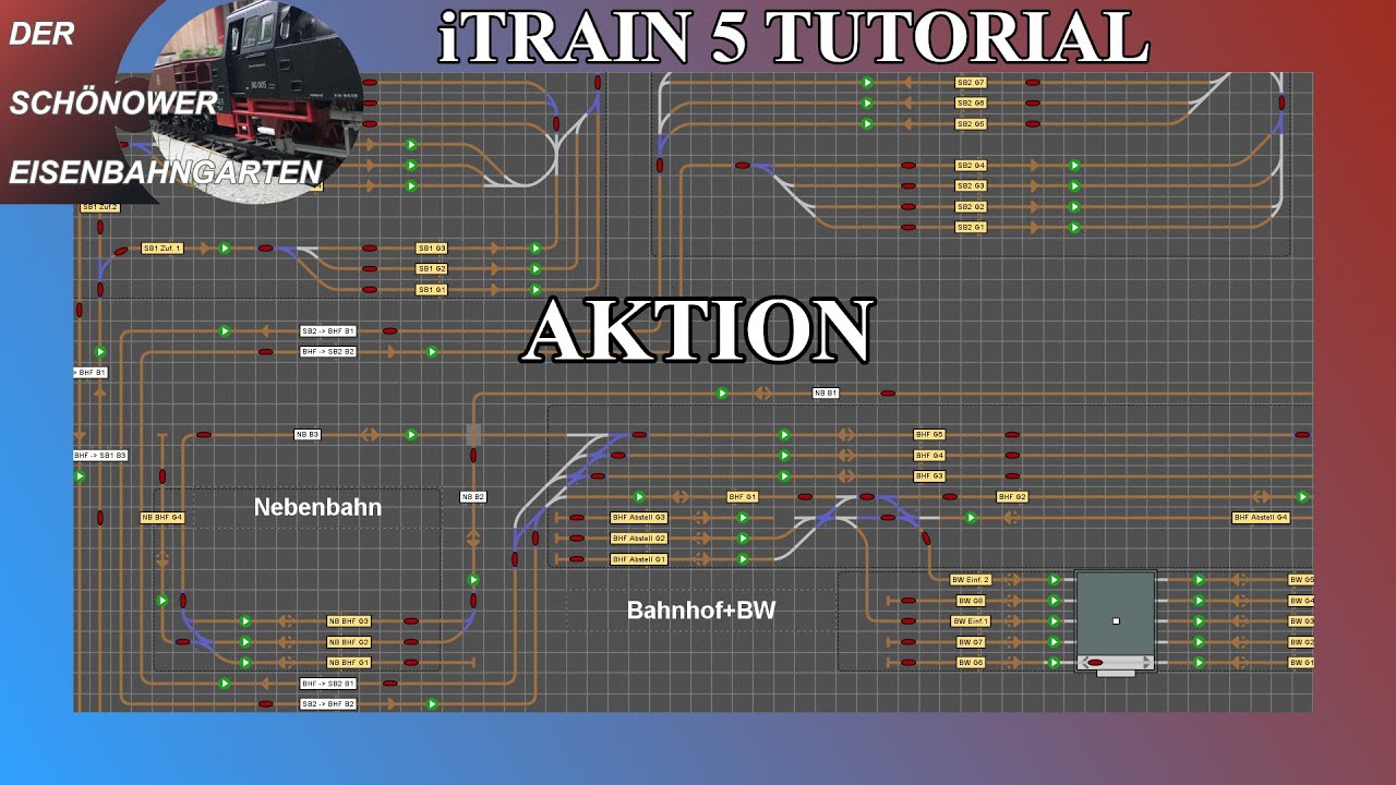 iTrain 5 Modelleisenbahn Software Modellbahnsteuerung Tutorial Part 25 Aktion