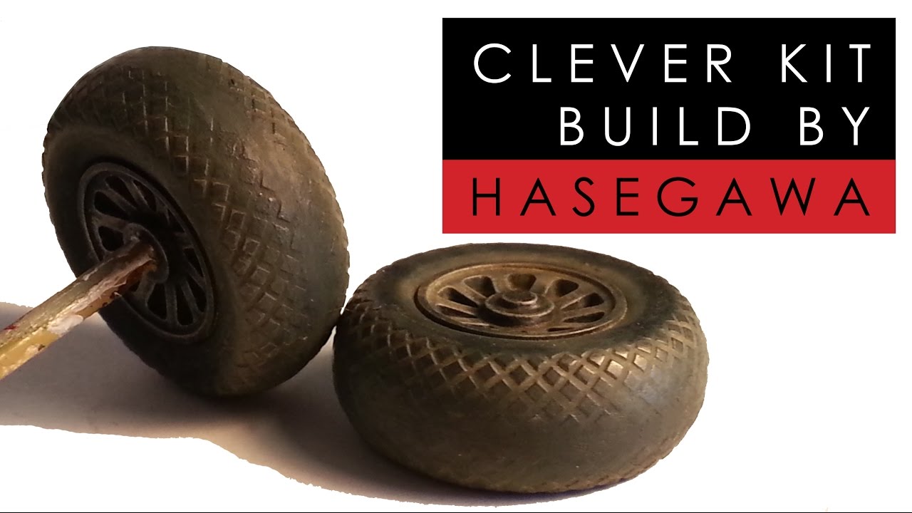 Clever scale model kit engineering by Hasegawa