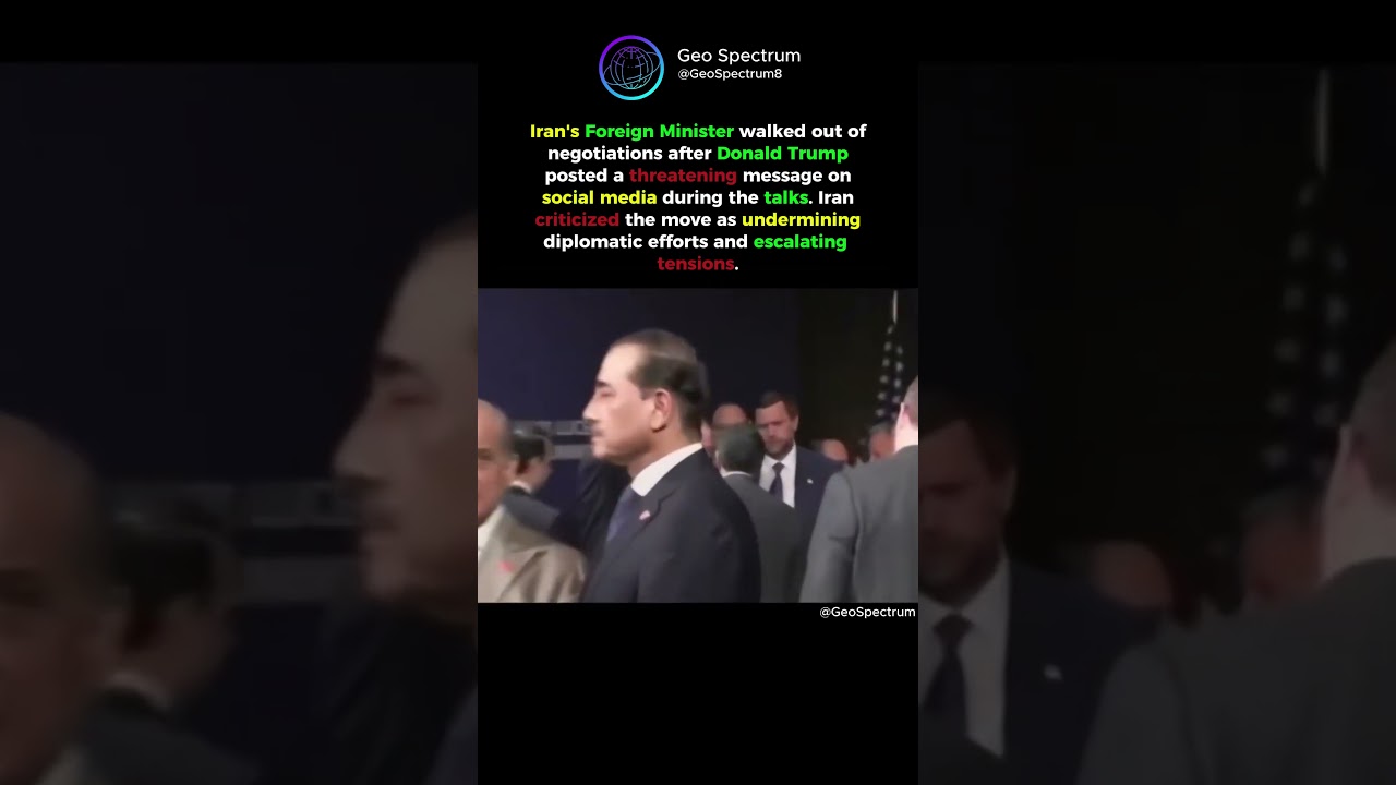 The Walkout of Iranian Delegation from Peace Talks #peacetalks