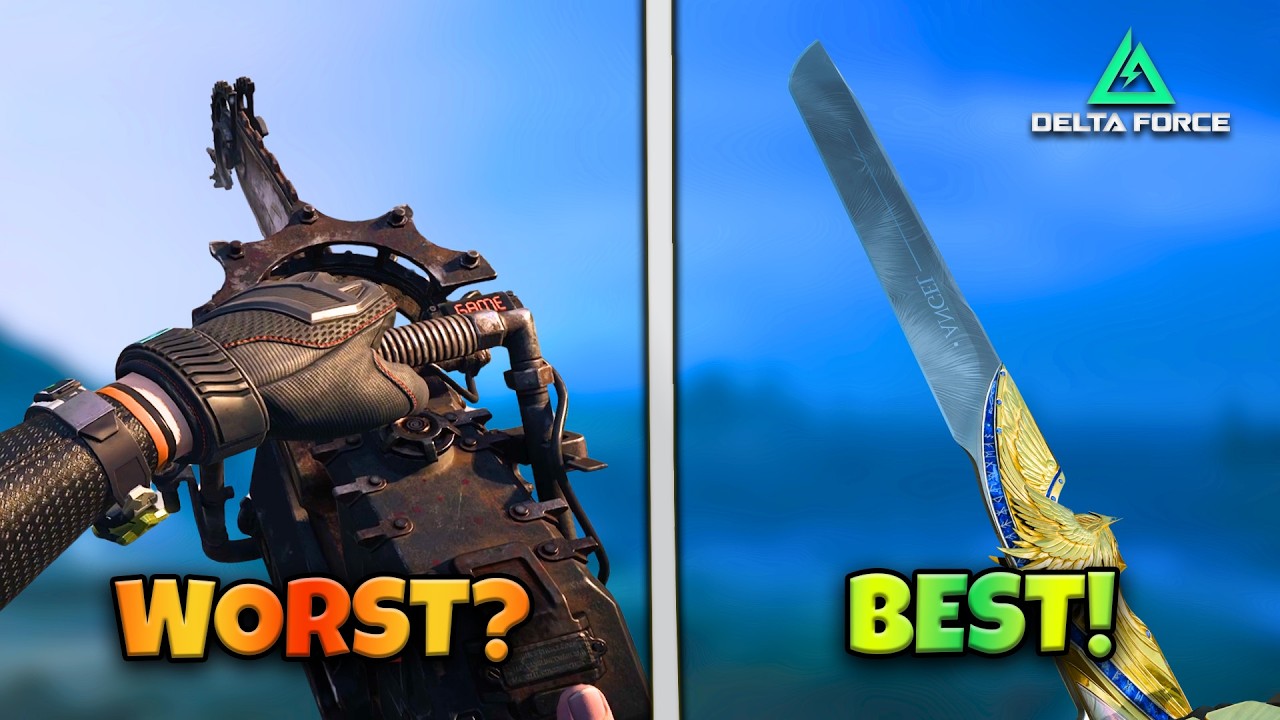 Ranking ALL Melee Weapons in Delta Force | Full Tier List & Stats Breakdown