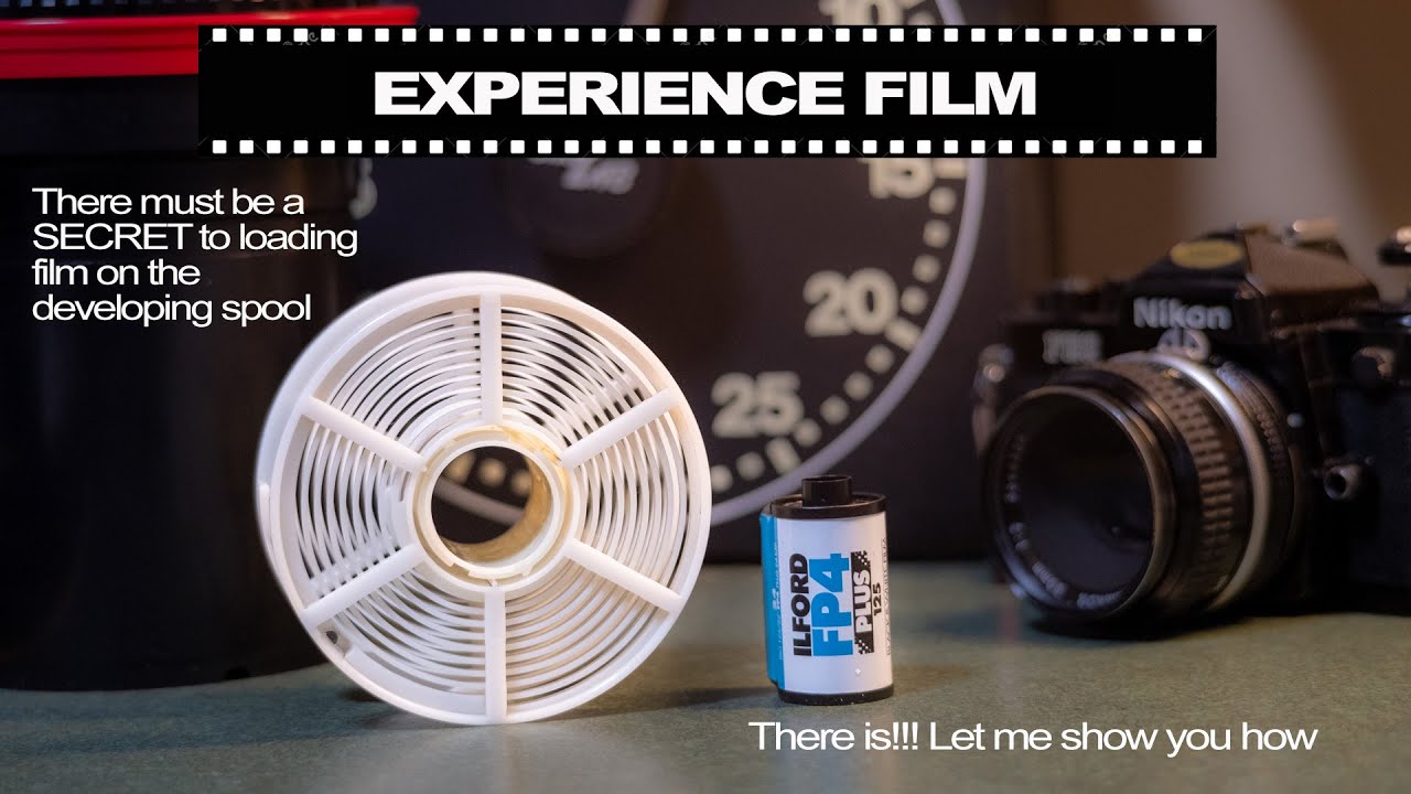 The secret to loading a 35mm film spool