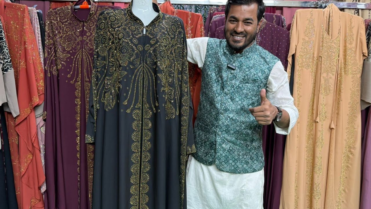 এ বছরের সেরা রাজকীয় ডাবল পাট আবায়া বোরকা 🔥dubai cheri febris abaya borka 🛍️@stylishabaya 