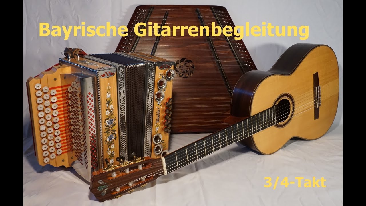 Bayrische Gitarrenbegleitung 3/4-Takt
