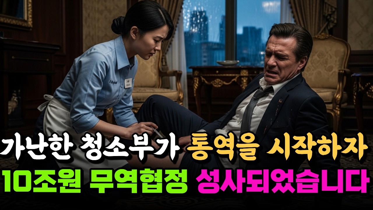 [복수/사이다/반전] 전담 통역사 사고로 10조 계약 날릴 위기! 청소부 소녀가 입을 떼자 스페인 회장이 무릎을 꿇은 기막힌 이유 (천재/성공기)