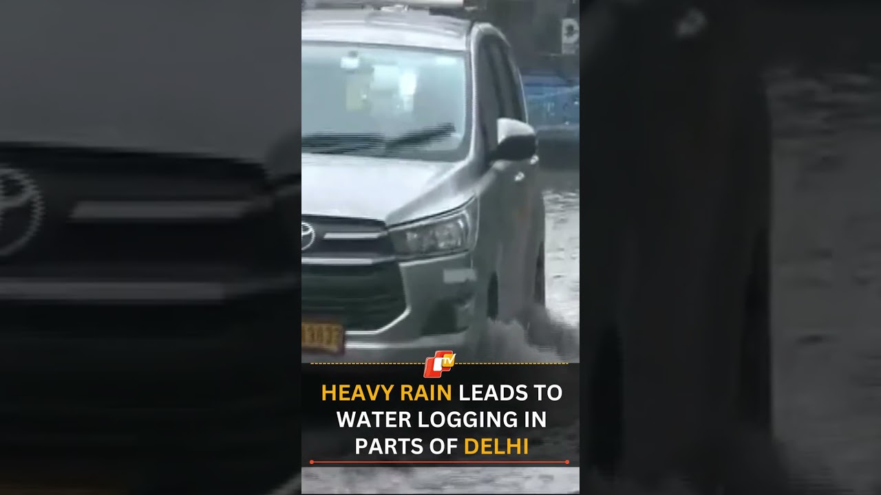 Waterlogging In Delhi After Heavy Rain