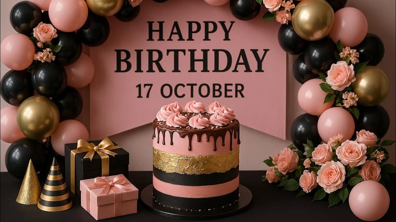 17 October Happy Birthday to you | 🎂 birthday song 🥳 happy birthday wishes 17th October