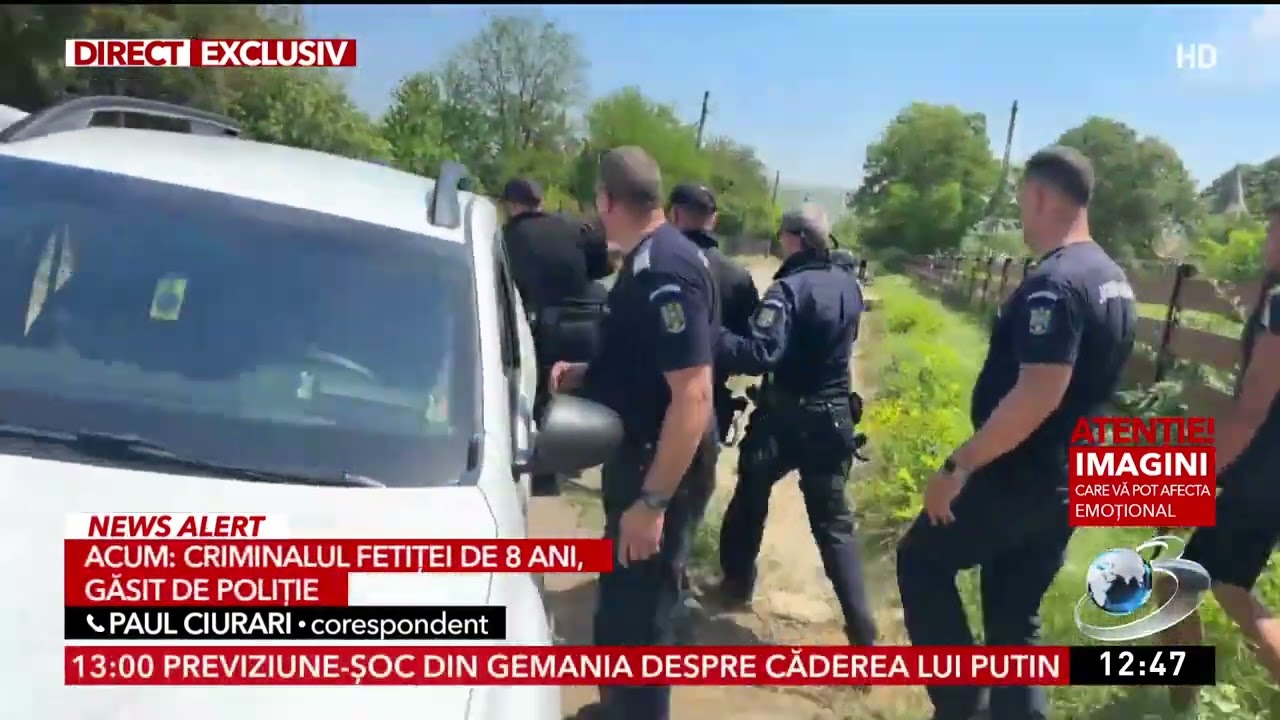 Presupusul criminal al fetiței de 8 ani din Botoșani a fost prins de autorități