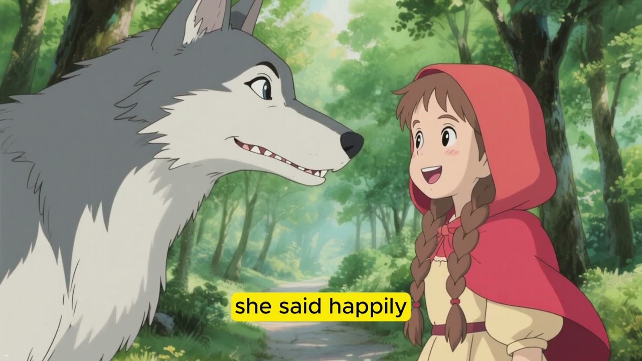 Learn English Through Story | Little Red Riding Hood | Slow English for Beginners
