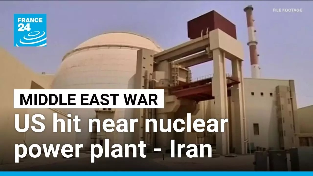 Iran claims US strike hit near nuclear power plant &bull; FRANCE 24 English