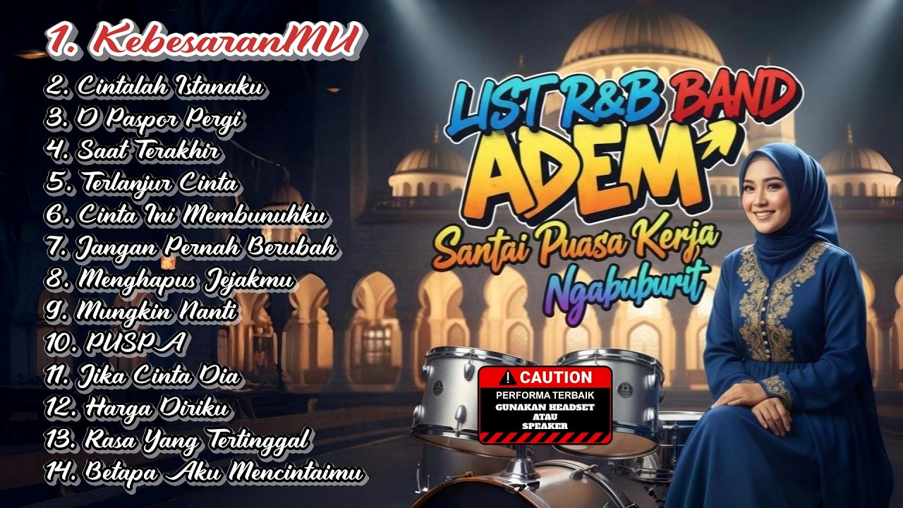 LIST R&B BAND ADEM - Santai Puasa Kerja Ngabuburit (KebesaranMU)