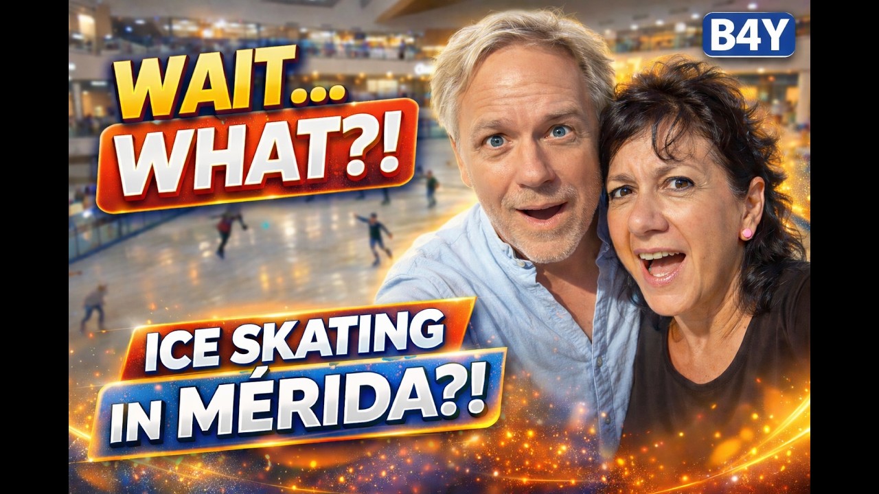 Ice Skating in Mérida?! Inside Galerías Mérida, Mexico 🇲🇽