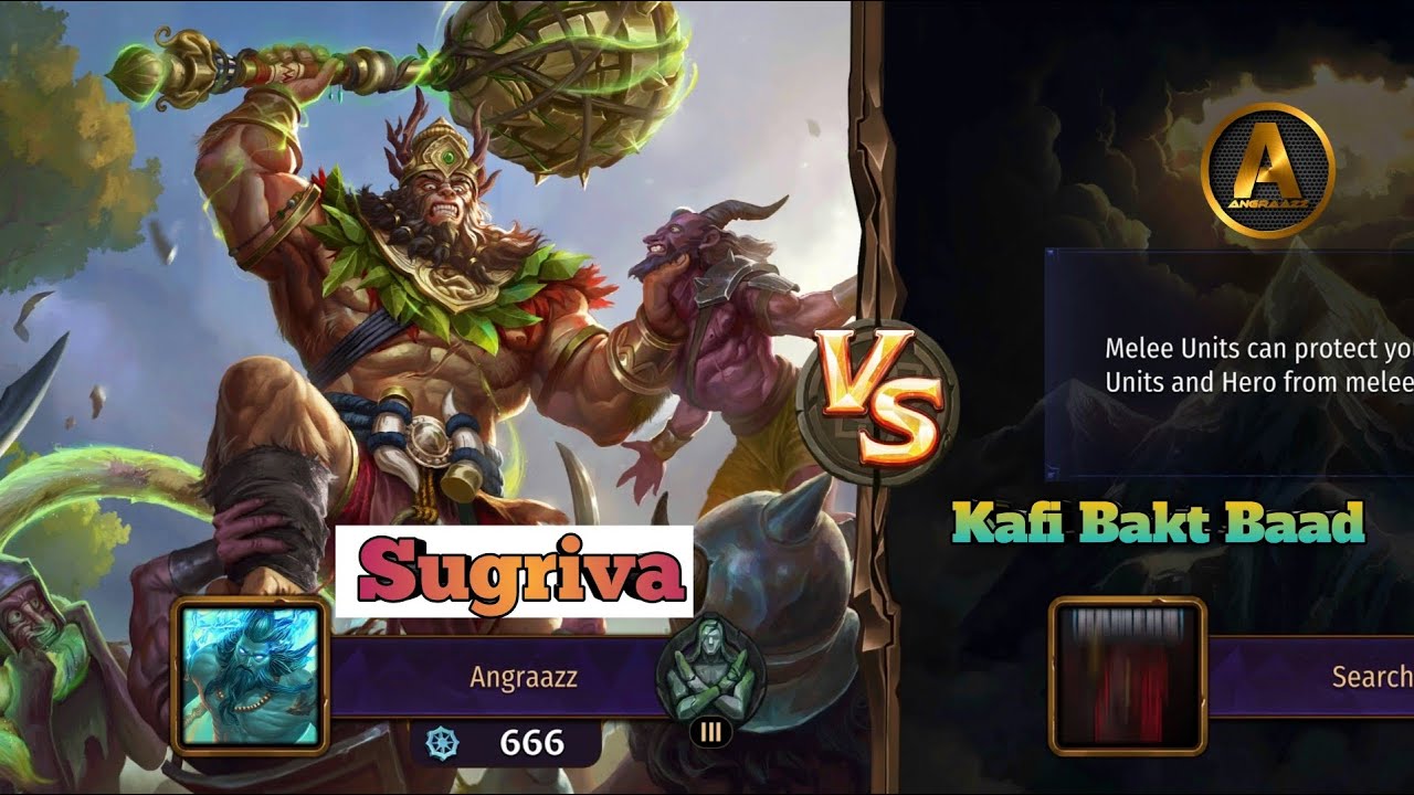 Sugriva Vs Surpankha Dual Match || Kurukshetra Ascension 