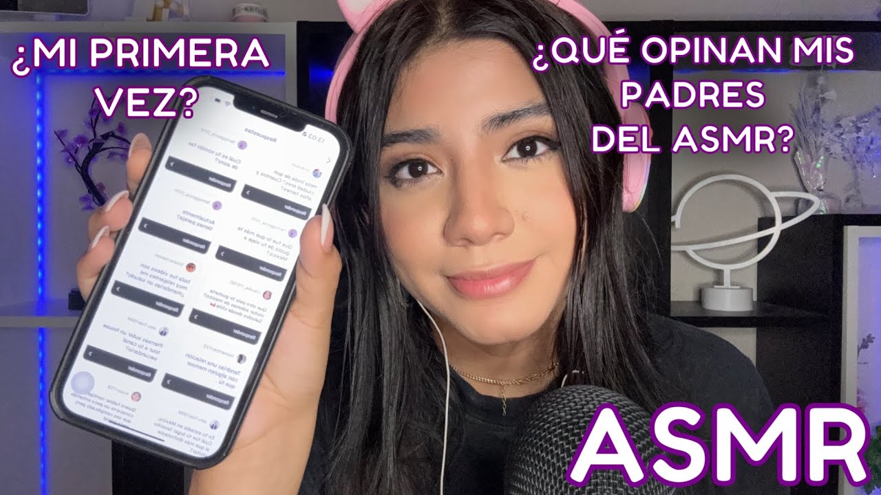 ASMR ESPAÑOL / PREGUNTAS Y RESPUESTAS nunca DICHAS / especial 900K (sin censura)