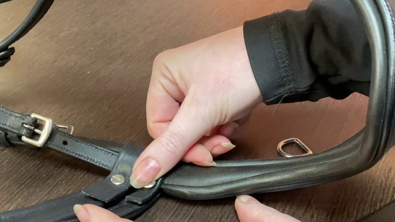 GFS Premier Bridle - Changing browbands and removing the throatlash