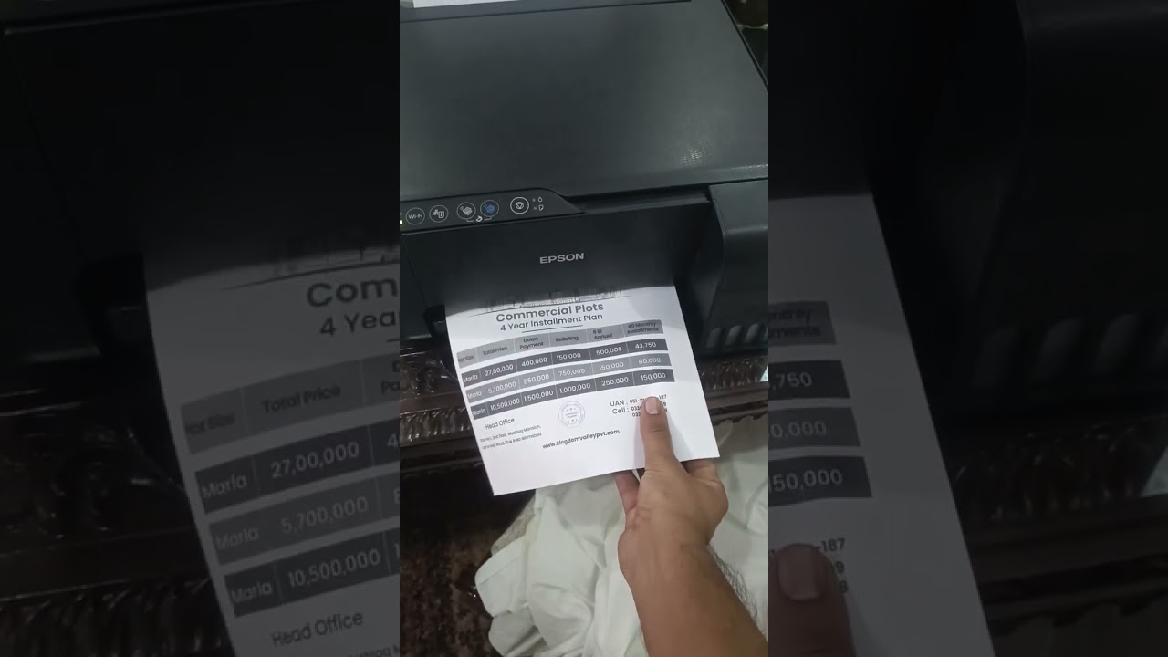 Epson L3150 Black & White Print