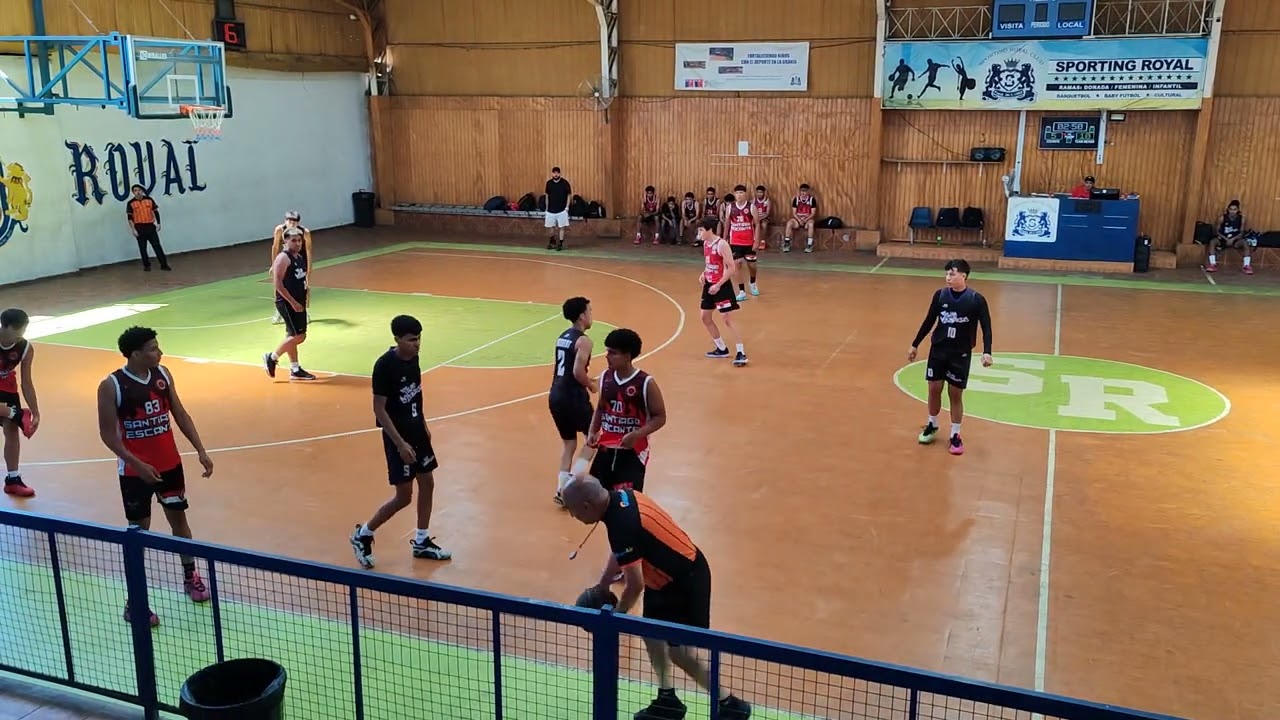 Team Menores vs Santiago Escante Sub 19 (34-50) 