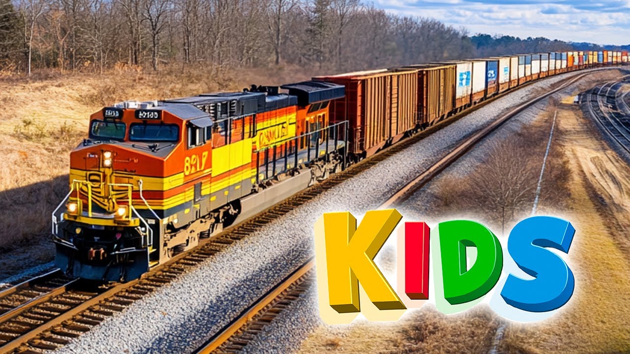 Unbelievable Trains for Kids!! Choo Choo Train Adventures, Freight Train, High Speed Train