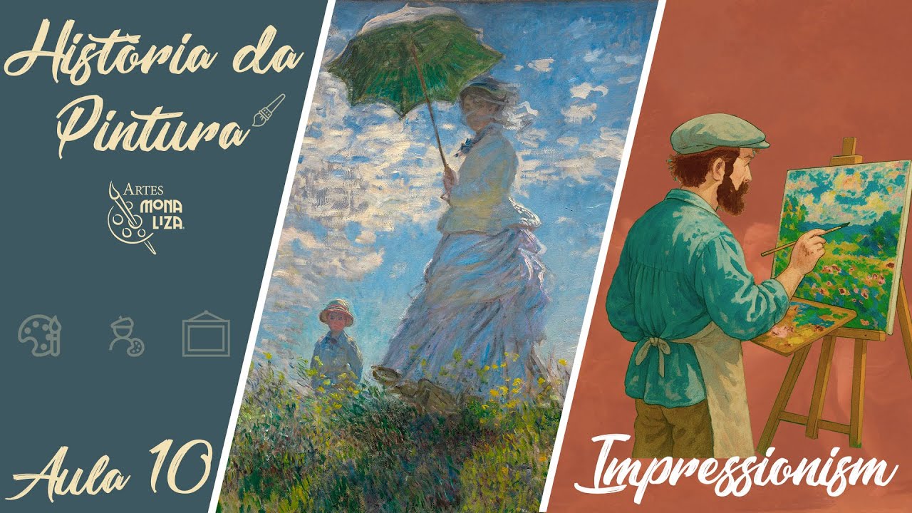 AULA SOBRE A PINTURA NO IMPRESSIONISMO - HISTÓRIA DA ARTE