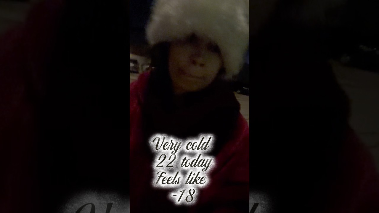 Ощущение -18 градусов #короткоевидео #оченьхолодно