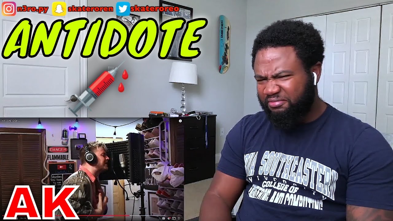 IN HIS SINGING BAG! - AK - ANTIDOTE - REACTION