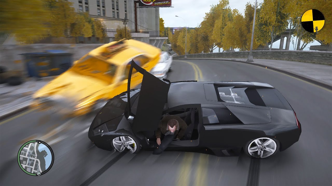 GTA 4 Crash Testing Real Car Mods Ep.58