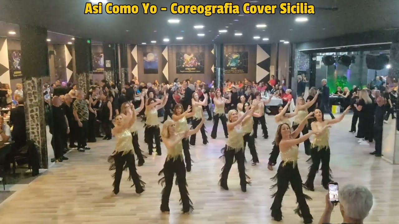 Asi Como Yo - Ballo di Gruppo 2024 Coreografia Cover Sicilia - Segue Video di Spalle