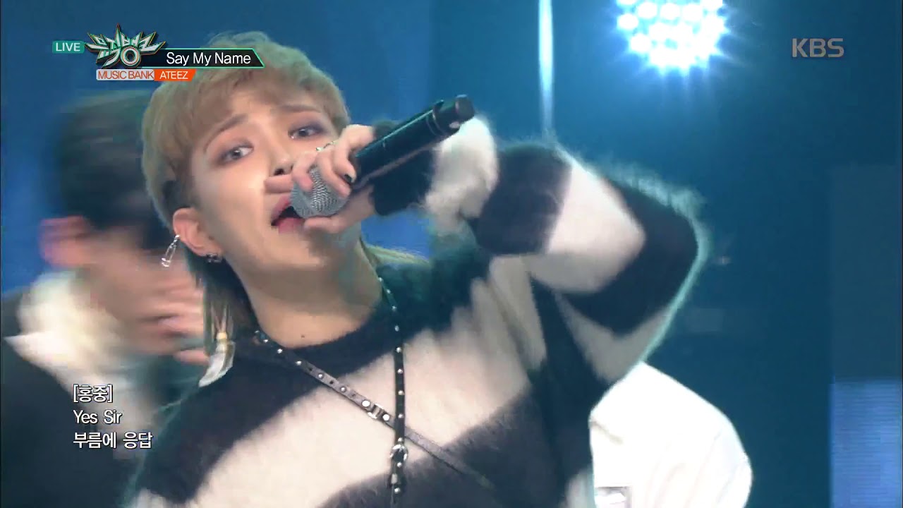 뮤직뱅크 Music Bank - Say My Name  - ATEEZ(에이티즈).20190118