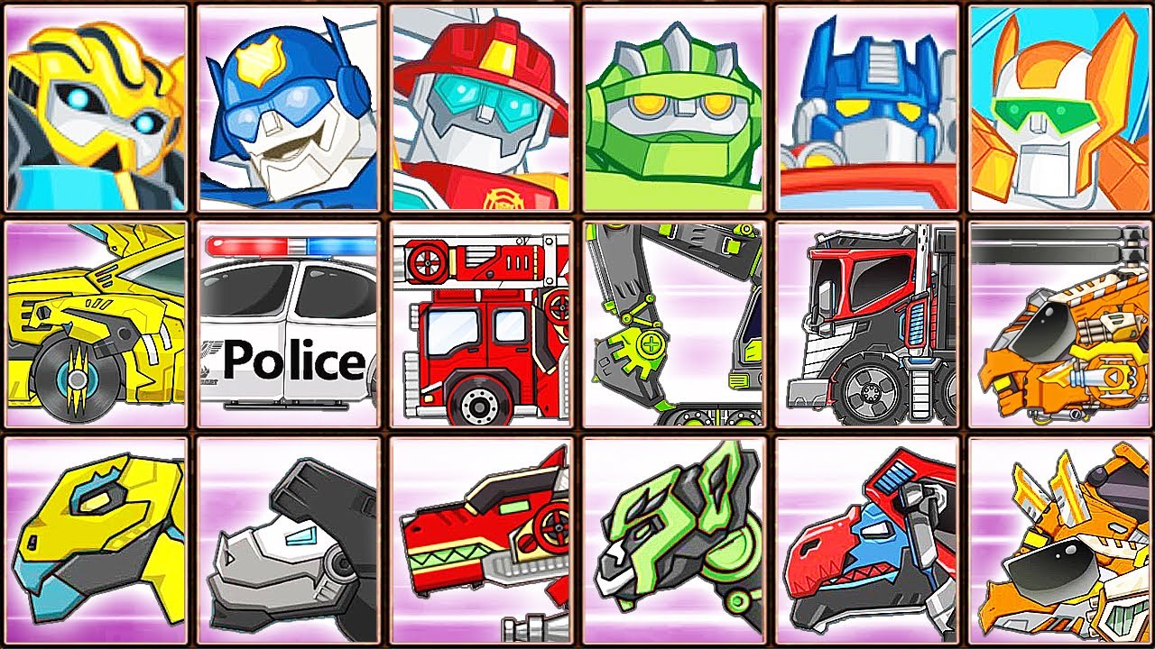 Transformers Rescue Bots: Hero Adventures 2 + Dino Robot Corps #4 | Eftsei Gaming