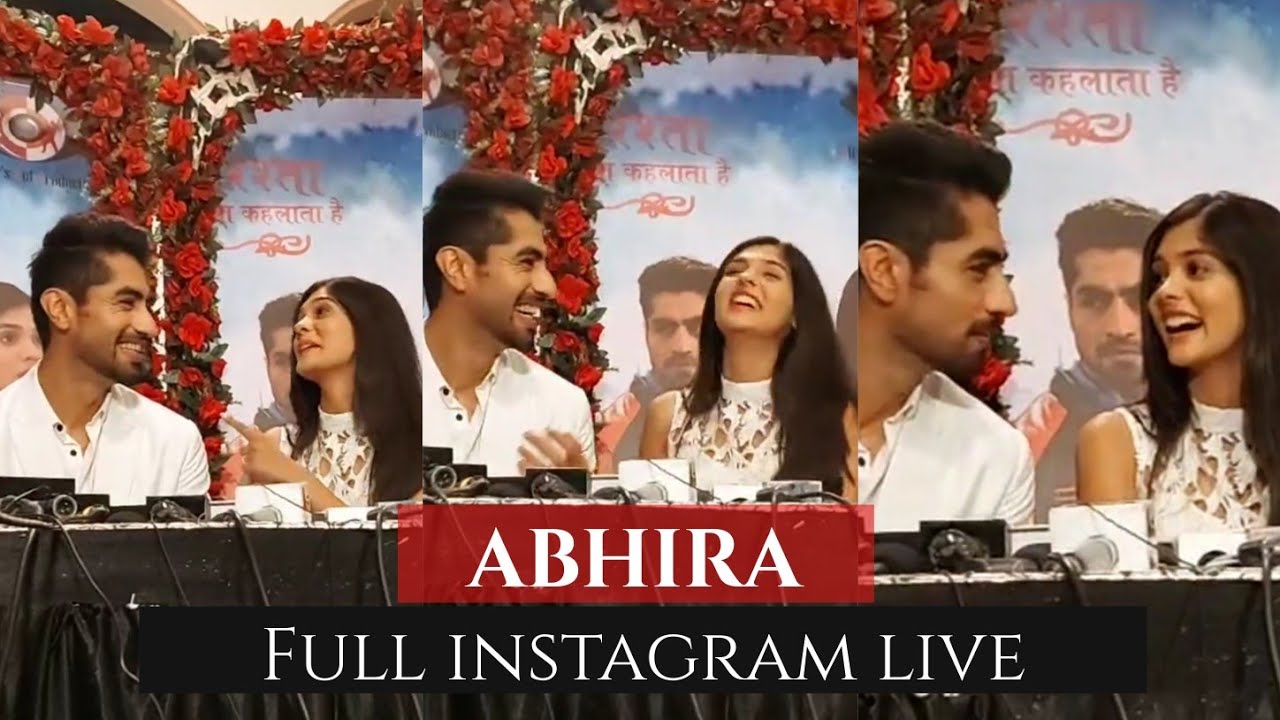 Abhira live / harshad chopda / pranali rathod / abhimanyu / akshara / yeh rishta kya kehlata hai