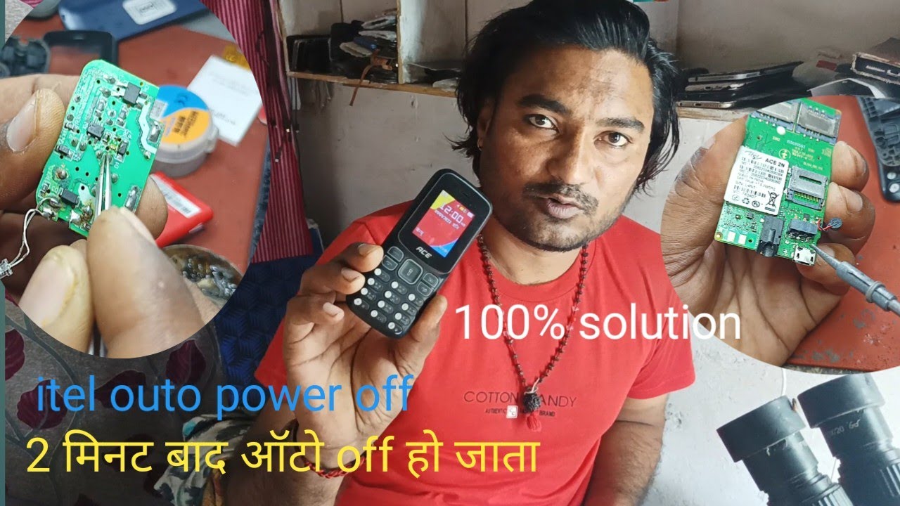 itel keypad ,auto power off, and charjing err fix