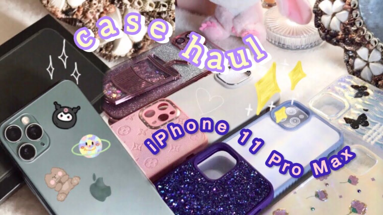 My iPhone 11 Pro Max case haul 💕🎀 (aesthetic unboxing)/ Janny