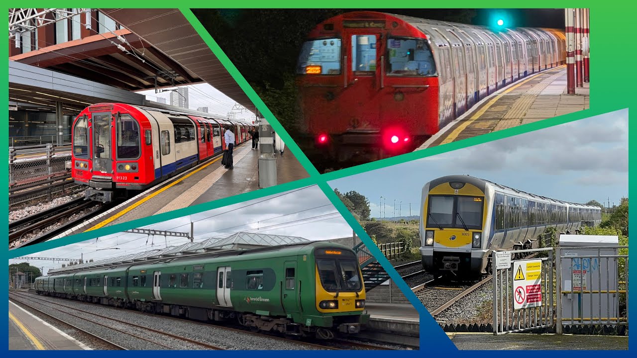 Train Compilation of 2025 | Trains in Ireland & London 