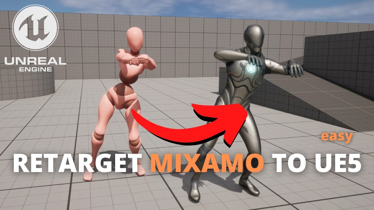 The Easiest Way to Retarget Mixamo Animations in Unreal Engine 5