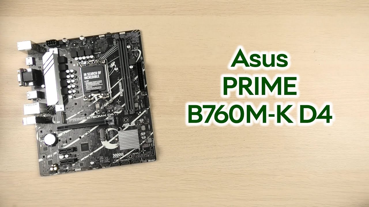 Розпаковка Asus PRIME B760M-K D4