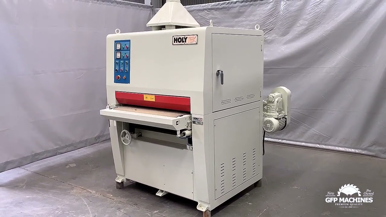 Holytek Wide belt sander available from GFP woodworking machines