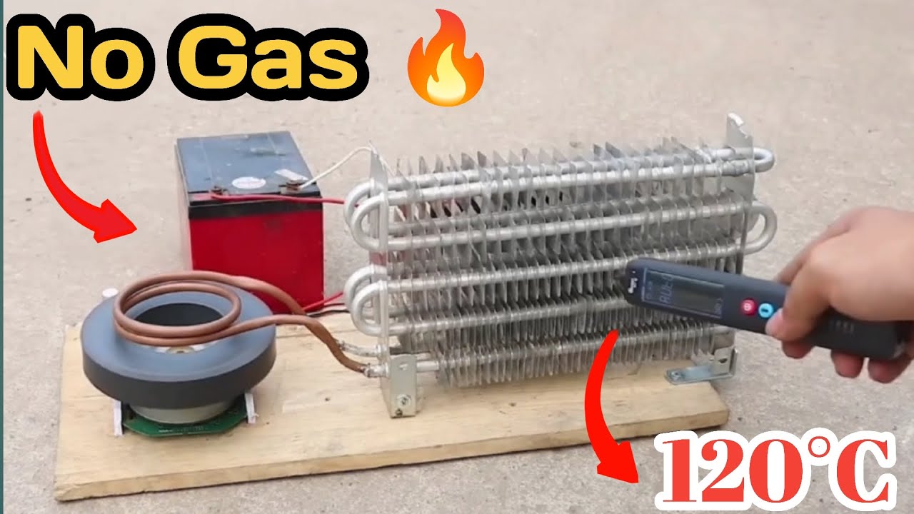 🥳how to make a induction heater by magnet at home