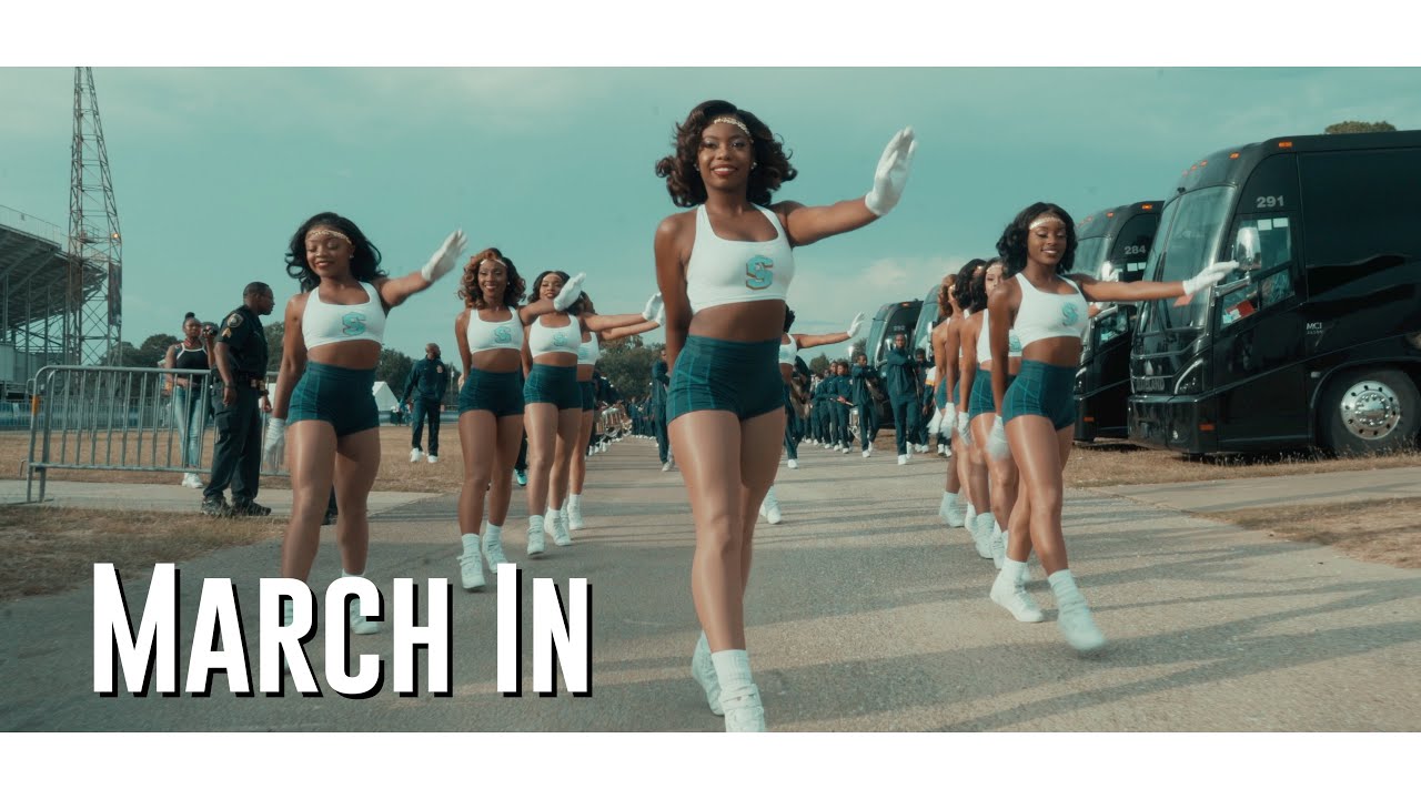 March In Entrance | Southern University Marching Band & Fabulous Dancing Dolls 2019 | Port City BOTB