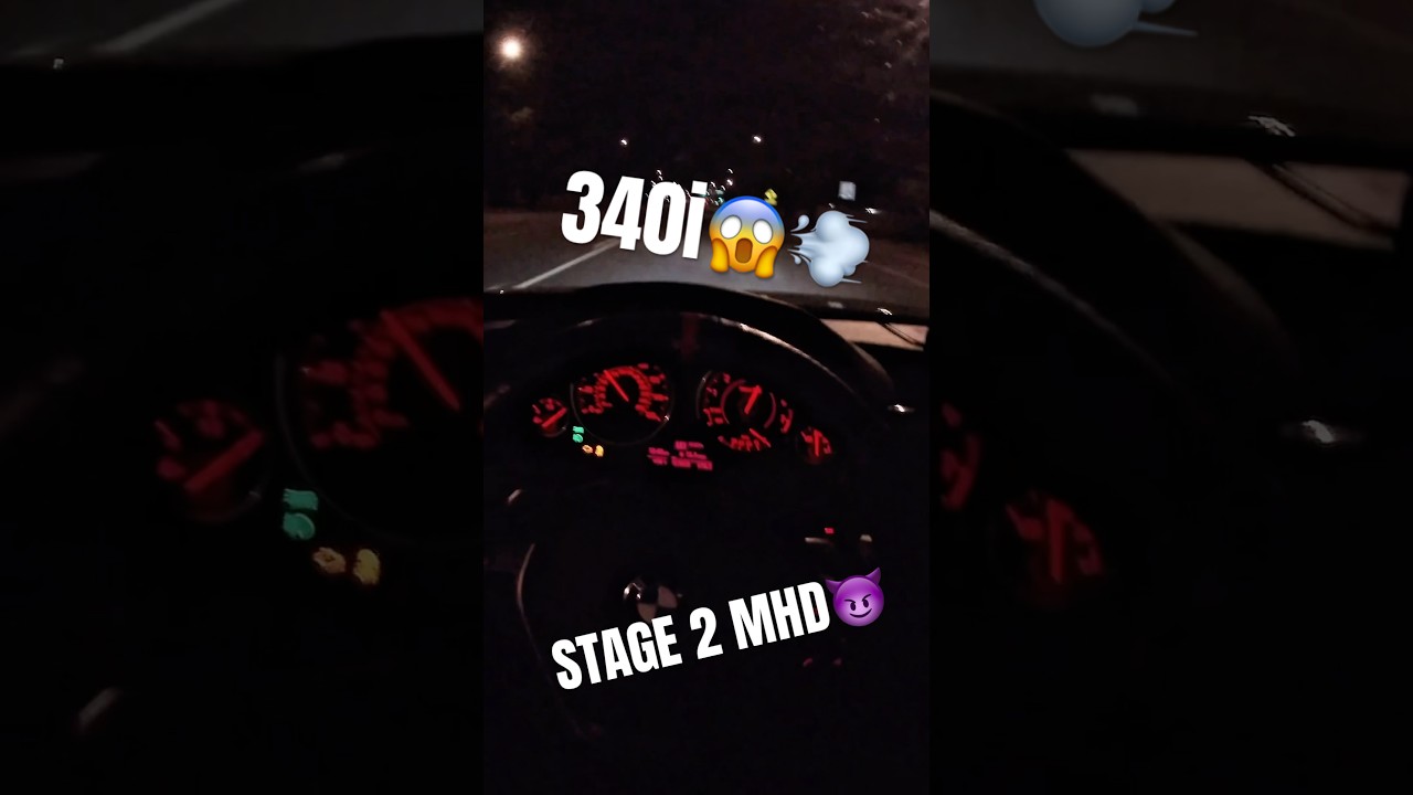 BMW 340i pov intake and exhaust clip 🔥🚀 #340i #bmw #pov #f30 #mhd