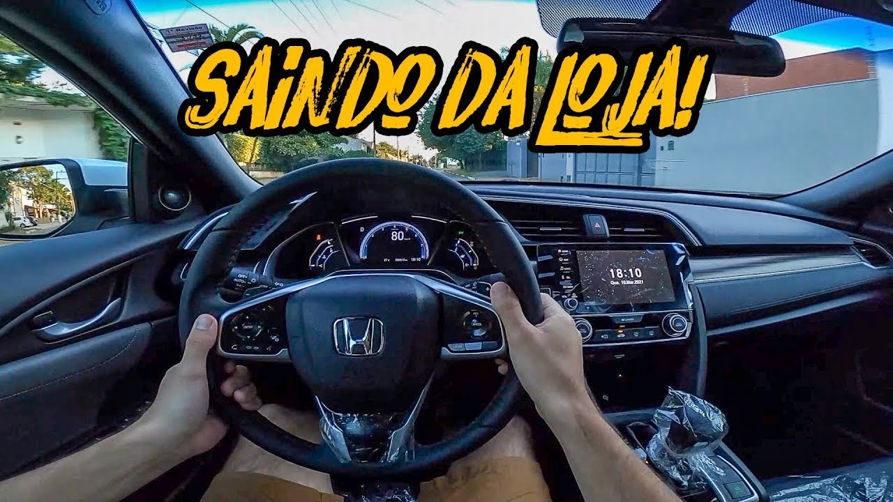 O DIA QUE EU COMPREI UM CIVIC TURBO 0KM 2021!🔥🔥 PRIMEIRO ROLE