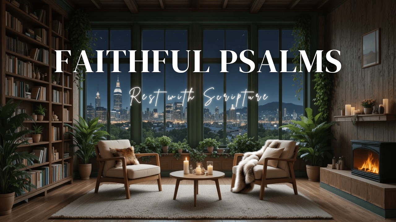 Jesus, You Hold My Hand | Psalm Songs and Gentle Rain for Prayer & Comfort