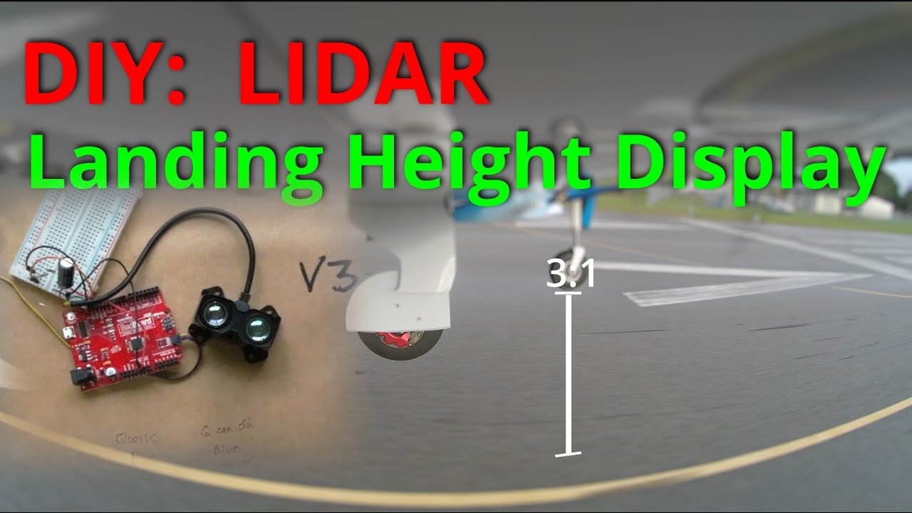 DIY Landing Height Display - Arduino and Garmin v4 LIDAR General Aviation Experimental Aircraft