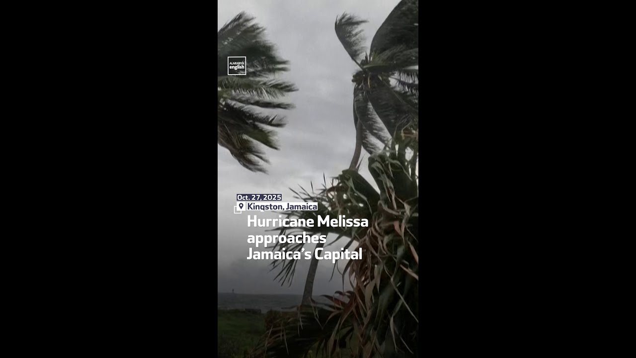 Hurricane Melissa approaches Jamaica&rsquo;s Capital
