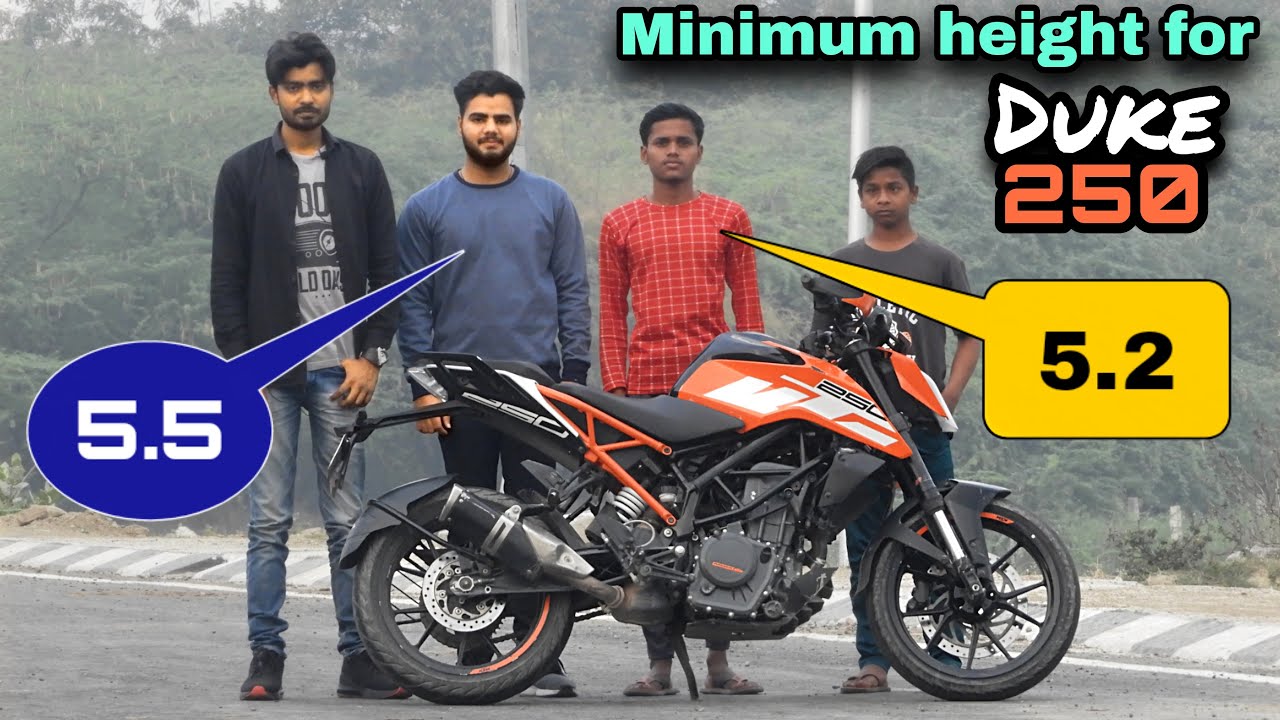 Minimum Height Required For KTM DUKE 250 Bs6 |  KTM Duke seat height | Must Watch Before You Buy